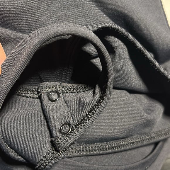 Aritzia Babaton Contour Sz M Medium ‘90s Bodysuit black NWOT leotard skinny suit - Picture 6 of 8